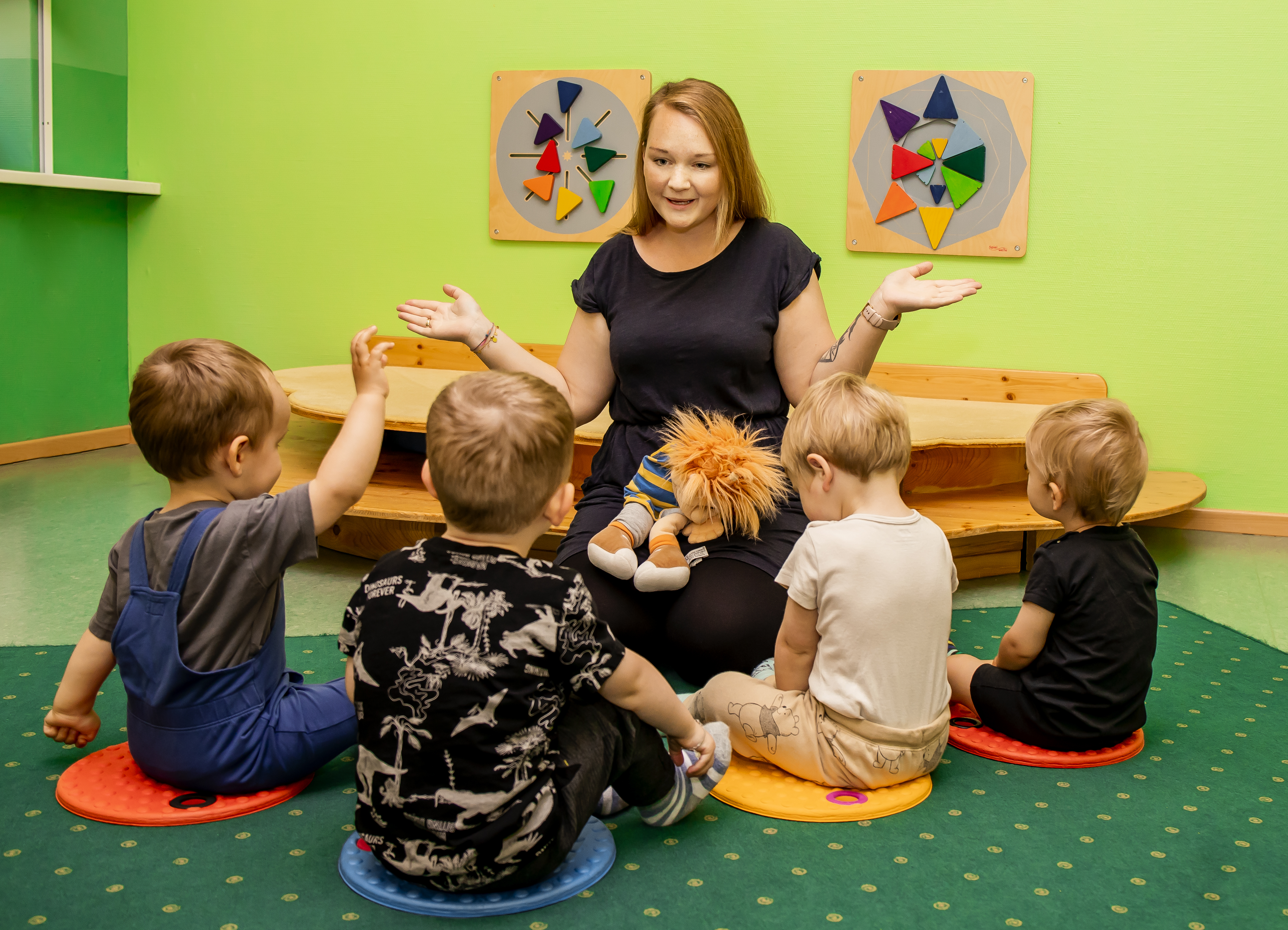 Kinder in der Kinderkrippe